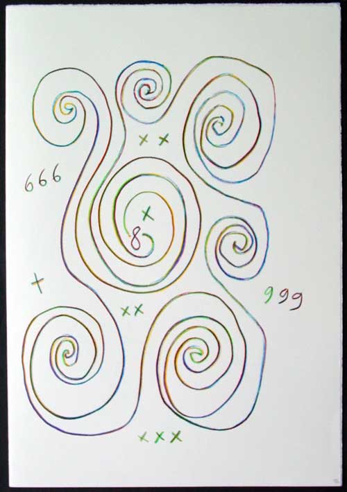 A.R.Penck - Zahlenspiralen - very Rare Proof